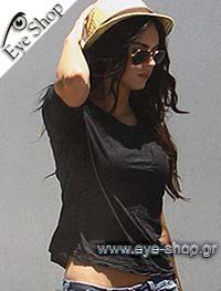 Megan Fox wearing RayBan Aviator Sunglasses