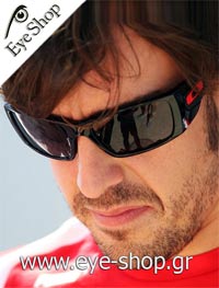 Formula 1 Pilot Ferrari - Fernando Alonso - wearing Oakley Fuel Cell sunglasses