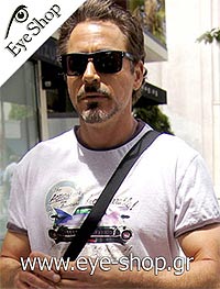 Robert Downey JR wearing Oakley Holbrook sunglasses