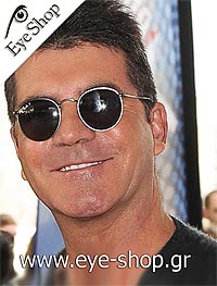 Οπτικά Γυαλιά Ηλίου Simon Cowell φορώντας τα RayBan 3447