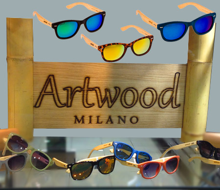 Ξύλινα γυαλιά ηλίου Artwood-Milano Bamboo Line