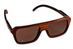 SunglassesArtwood Milano AXEL 16 Brown Wood 1 - Grey Polarized Sunglasses