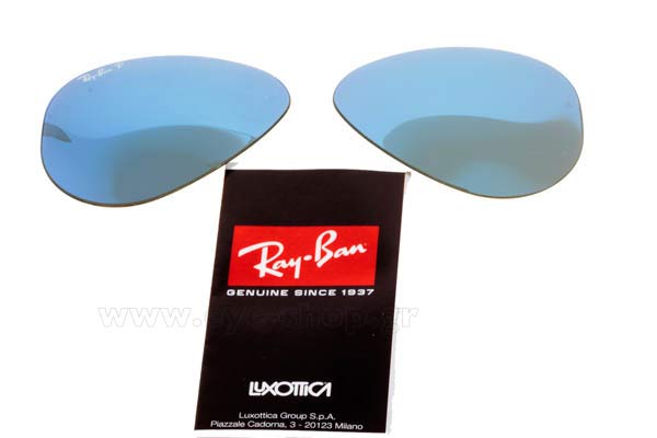 Γυαλια Ηλιου RayBan 3025-Aviator 112/4L RC050 Replacement lenses polarized size 58 Τιμή: 76,00