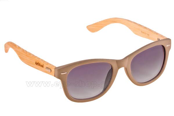 Γυαλιά Artwood Milano Bambooline 1 MP200 Beige - bamboo temples