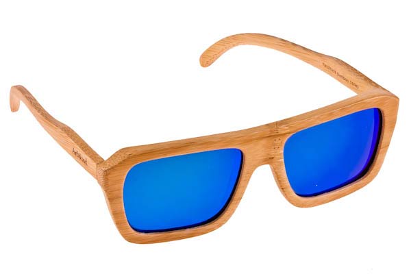 Γυαλιά Artwood Milano AXEL 16 Natural Bamboo - Blue mirror Polarized