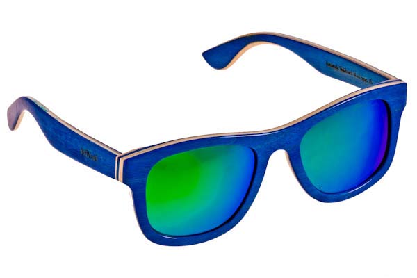 Γυαλιά Artwood Milano SKATE I Blue Wood - Green Mirror Polarized