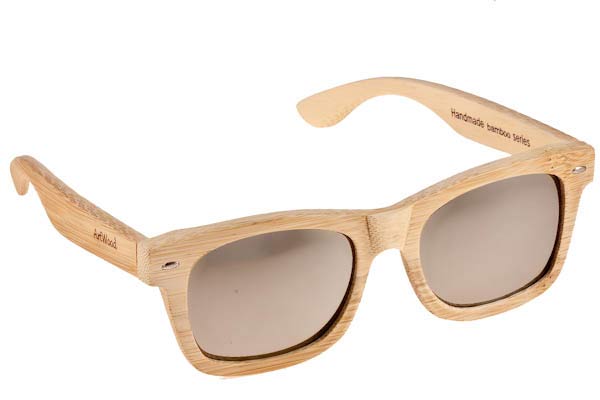 Γυαλιά Artwood Milano MyWay 04 Silver Mirror Polarized Natural Bamboo -