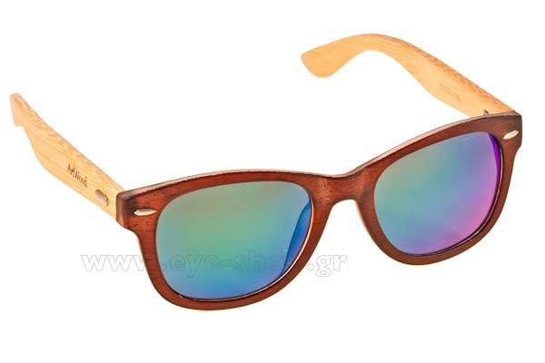 Γυαλιά Artwood Milano Bambooline 1 MP200 BRGRMP3 Brown-Green Mirror Polarized Cat3