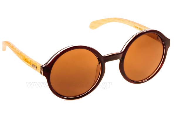 Γυαλιά Artwood Milano Bambooline Oval MP200 Brown Transp - bamboo temples