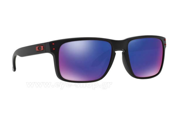 Γυαλιά Oakley Holbrook 9102 36 Red Iridium Matte Black