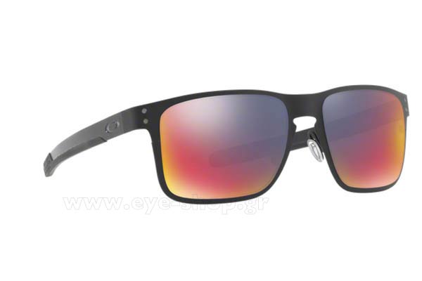 Γυαλιά Oakley Holbrook Metal 4123 02 Matte Black Red Iridium