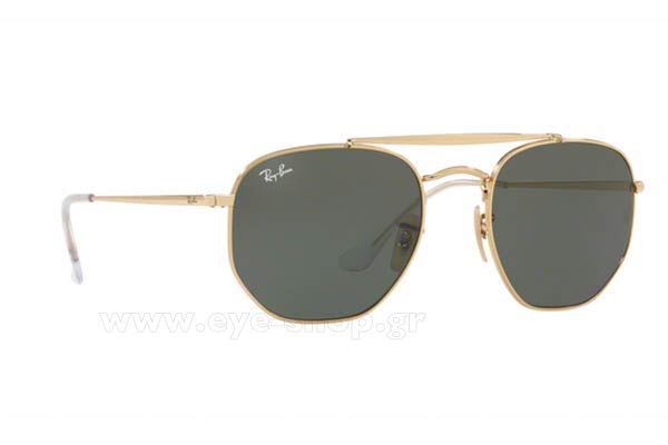 Γυαλιά Rayban 3648 THE MARSHAL 001 Hexagonal Double Bridge