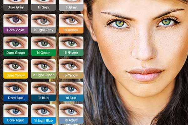 Φακοί επαφής χρωματιστοί