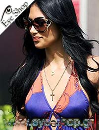 Nicole Scherziger φορώντας τα γυαλιά ηλίου Roberto Cavalli 443s Perla