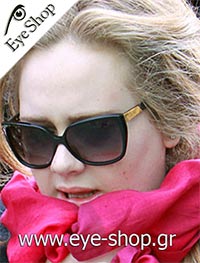 Adele φορώντας τα γυαλιά ηλίου Gucci gg 3180s