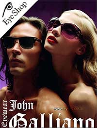 Anna Selezneva φορώντας τα γυαλιά ηλίου John Galliano jg 27