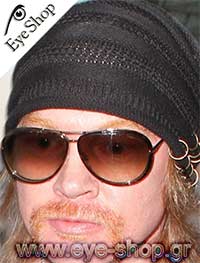 Axl Rose φορώντας τα γυαλιά ηλίου Tom Ford tf 109 Cyrille