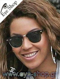 Beyonce Knowless φορώντας τα γυαλιά ηλίου RayBan 3016 Clubmaster