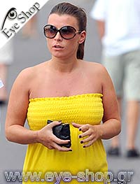 Collen Rooney φορώντας τα γυαλιά ηλίου Tom Ford TF 124 Sandrina