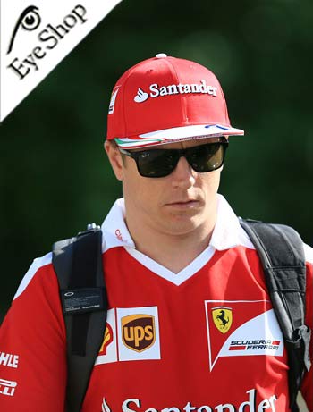 Kimi Raikonnen Formula 1 με γυαλιά ηλίου Rayban Chromance