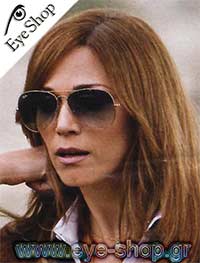 Έλλη Κοκκίνου φορώντας τα γυαλιά ηλίου RayBan 3025 Aviator