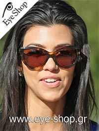 Kourtney Kardhasian φορώντας τα γυαλιά ηλίου John Galliano jg 23