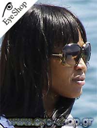 Naomi Campbell φορώντας τα γυαλιά ηλίου Tom Ford tf 120 natalia
