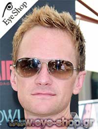 Neil Patrick Harris φορώντας τα γυαλιά ηλίου RayBan 3362 Cockpit