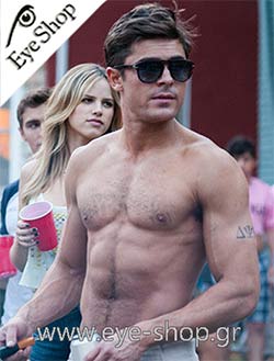Zac Efron φορώντας τα γυαλιά ηλίου Persol 0649
