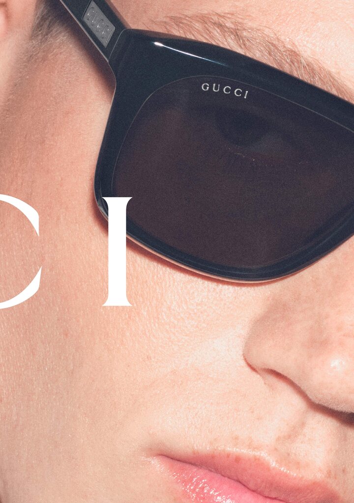 Gucci ανδρικά γυαλιά ηλίου SS26 — Web stripe heritage