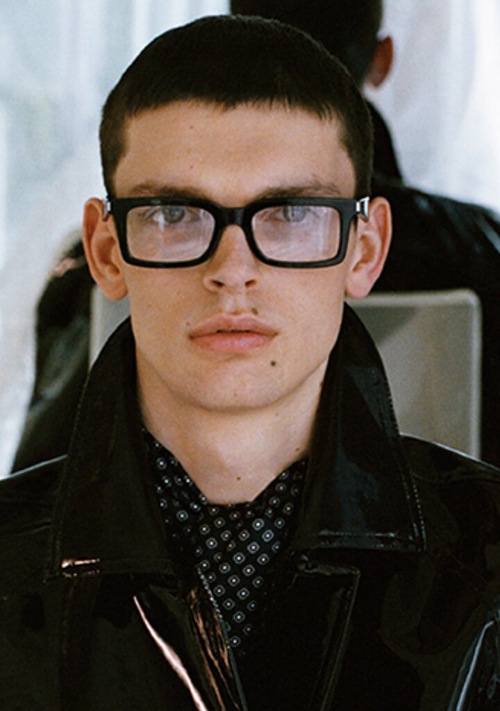 Saint Laurent FW26 — σκελετοί οράσεως σε πράσινο acetate, Eye-Shop