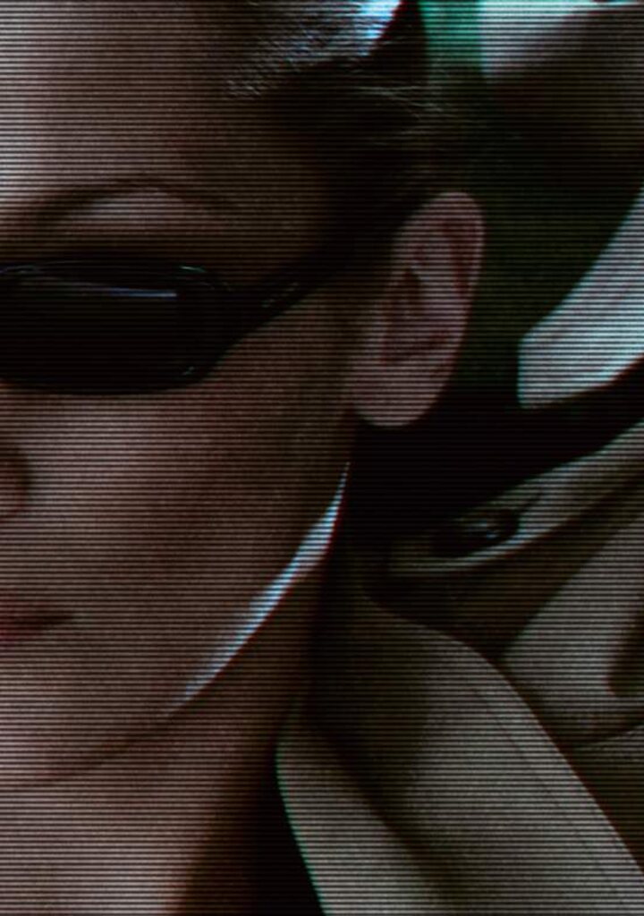 Saint Laurent σκελετοί οράσεως — face-focused editorial close-up