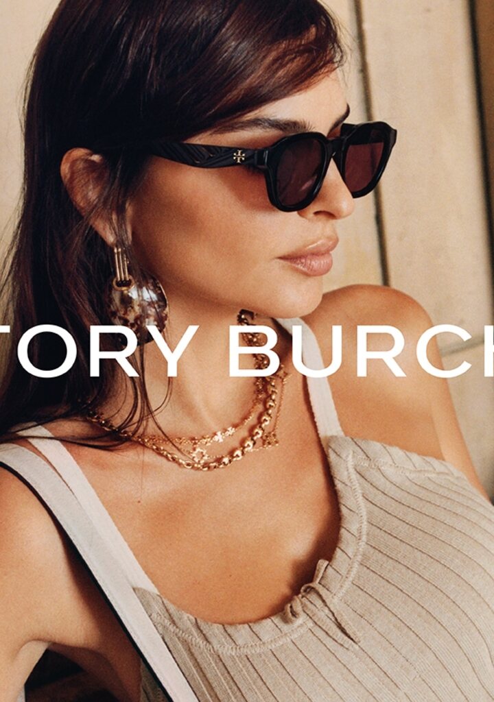 Tory Burch TY7235D — cat-eye γυαλιά ηλίου από premium acetate, φακοί 100% UV400, Eye-Shop