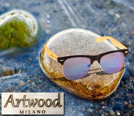 Ξύλινα γυαλιά ηλίου ArtWood Club — ARTWOOD-MILANO