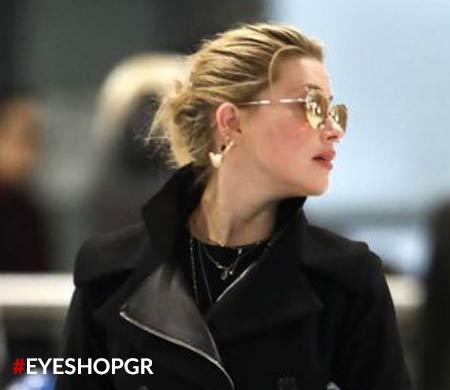 Amber Heard με γυαλιά ηλίου Michael Kors — MICHAEL-KORS