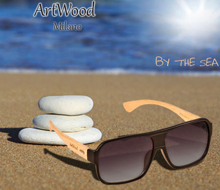 Γυαλιά ηλίου Oversized ArtWood — ARTWOOD-MILANO