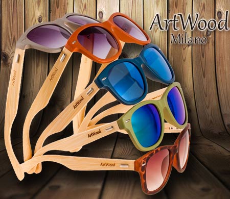 Ξύλινα γυαλιά ηλίου Artwood-Milano