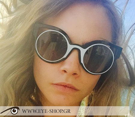 Cara Delevigne με γυαλιά ηλίου Fendi — FENDI
