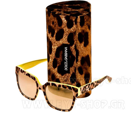 Animal prints παντού. Η νεά συλλογή γυαλιών ηλίου Dolce Gabbana έχει έντονο το στοιχείο των Animal prints. Εντυπωσιακά και glamorous τα νέα σχέδια γυαλιών ηλίου συναρπάζουν και προκαλούν. Συνδυάζονται με εσωτερικό χρώμα σε έντονο κίτρινο ή φούξια.