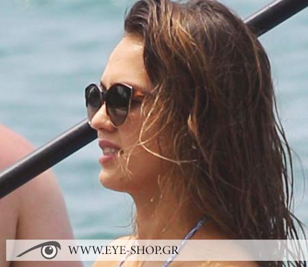 Jessica Alba wearing Christian Dior sunglasses