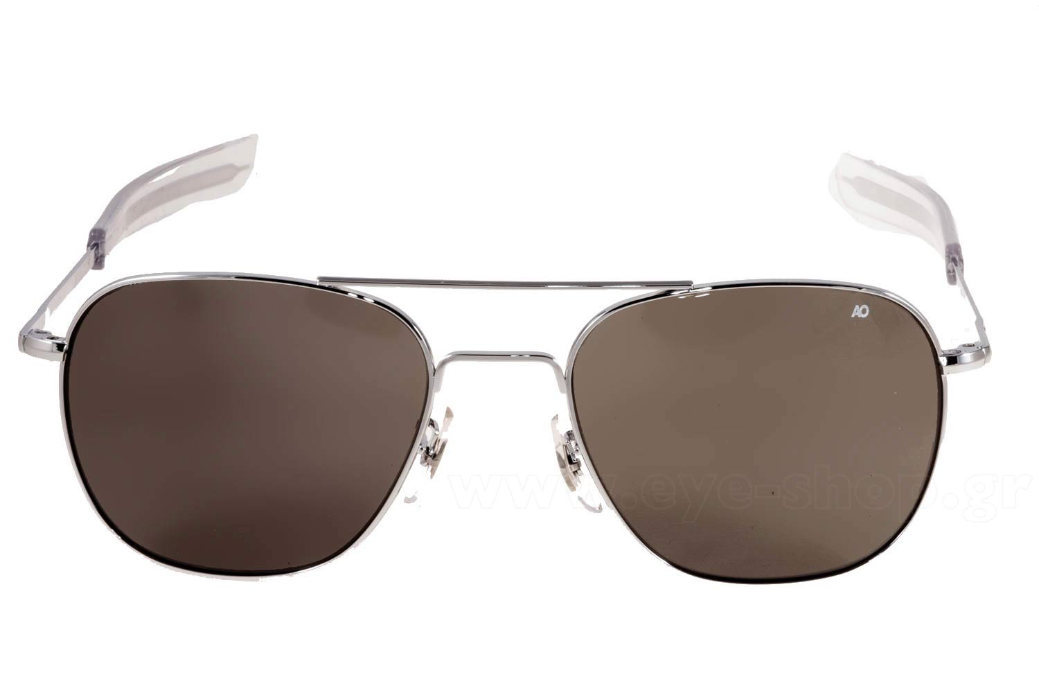 AMERICAN OPTICAL ORIGINAL PILOT SILVER 57 SUNGLASSES Men
