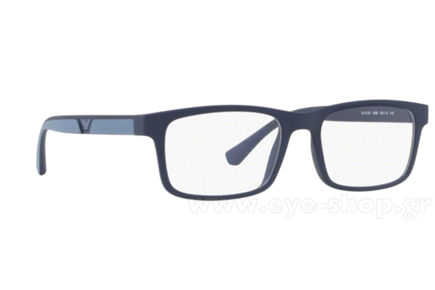 emporio armani glasses blue