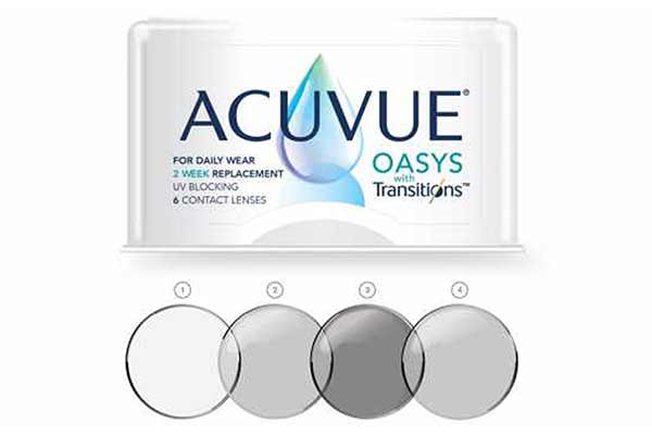 Φακοί επαφής Acuvue Oasys with Transitions™