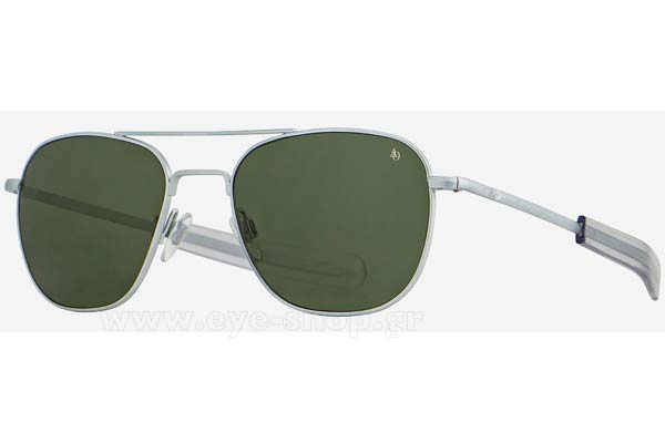 Γυαλια Ηλιου American-Optical ORIGINAL-PILOT MatteChrome Green size 52 Τιμή: 190,00