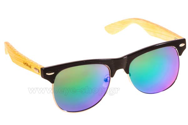Γυαλια Ηλιου Artwood-Milano Club Blk GreenMirror Cat3 size 56 Τιμή: 88,20