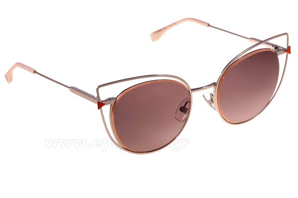 Γυαλια Ηλιου Fendi FF-0176-S 010 EU 	PALLADIUM (GREY SF) size 51 Τιμή: 163,00