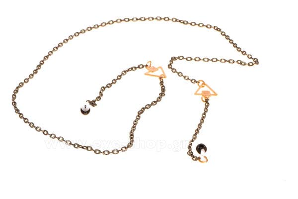 Αξεσουάρ γυαλιών - κορδόνια  Grippy Love-Signs Grey Triang Τιμή: 12,00