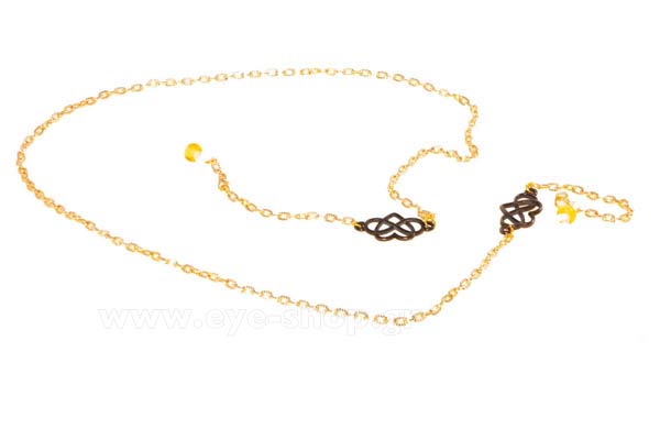 Αξεσουάρ γυαλιών - κορδόνια  Grippy Love-Signs Gold Infinite Heart Τιμή: 12,00