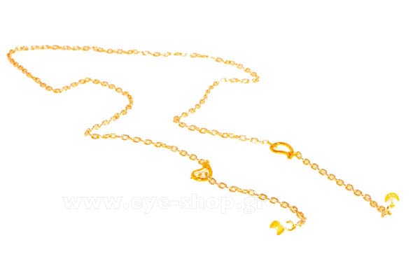 Αξεσουάρ γυαλιών - κορδόνια  Grippy Love-Signs Gold Goccia Τιμή: 12,00