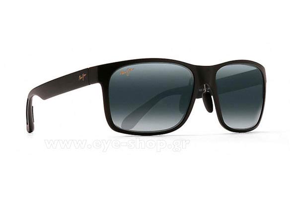 Γυαλια Ηλιου Maui-Jim RED-SANDS 432-2M Black - Grey size 68 Τιμή: 216,70
